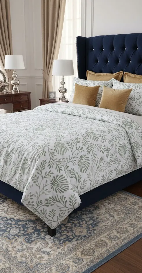 EDREDON BOTANICAL ORNAMENT BASIL EDREDON Y 2 FUNDAS DECORATIVAS (Individual)