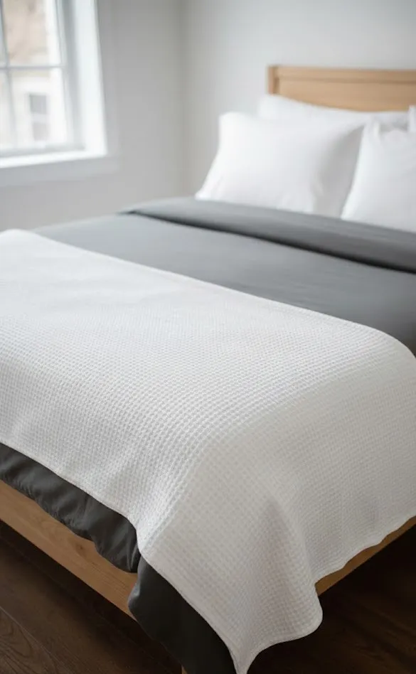 Pie de cama blanco 